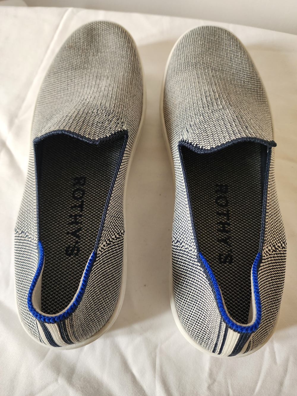 Rothy's The Original Slip-on Sneaker In Anchor - Size 8 - Excellent Condition!